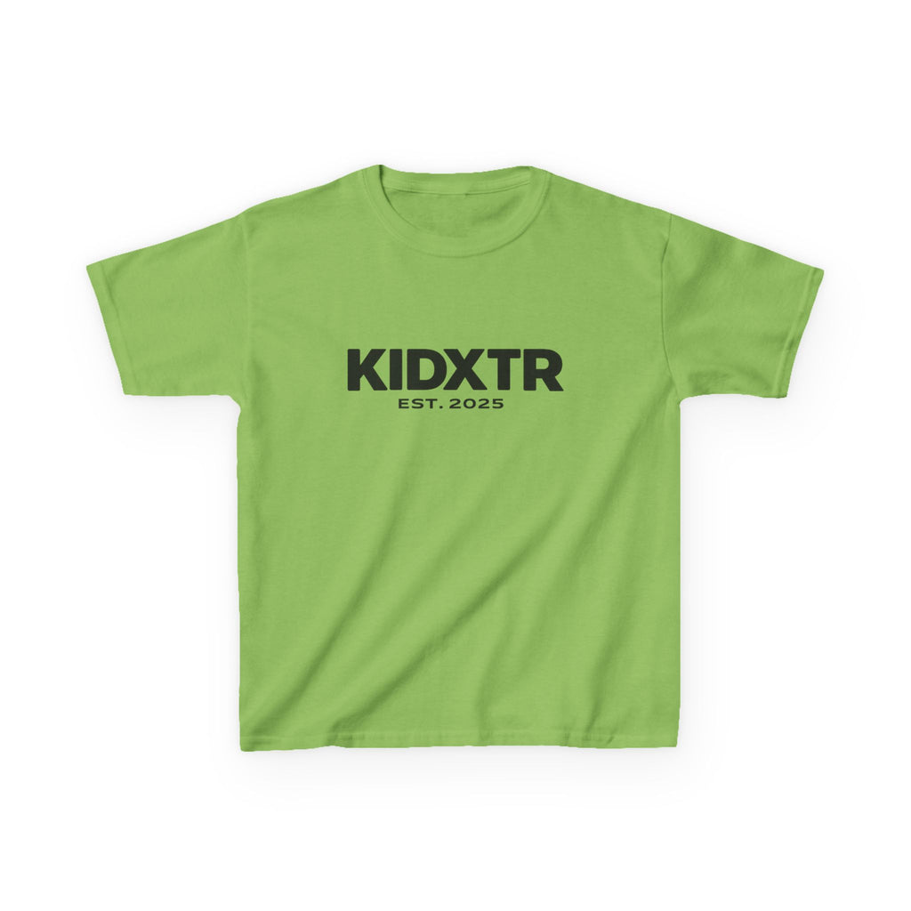 Kids Logo T-Shirt — 'Est. 2025' KIDXTR Minimal Graphic Tee