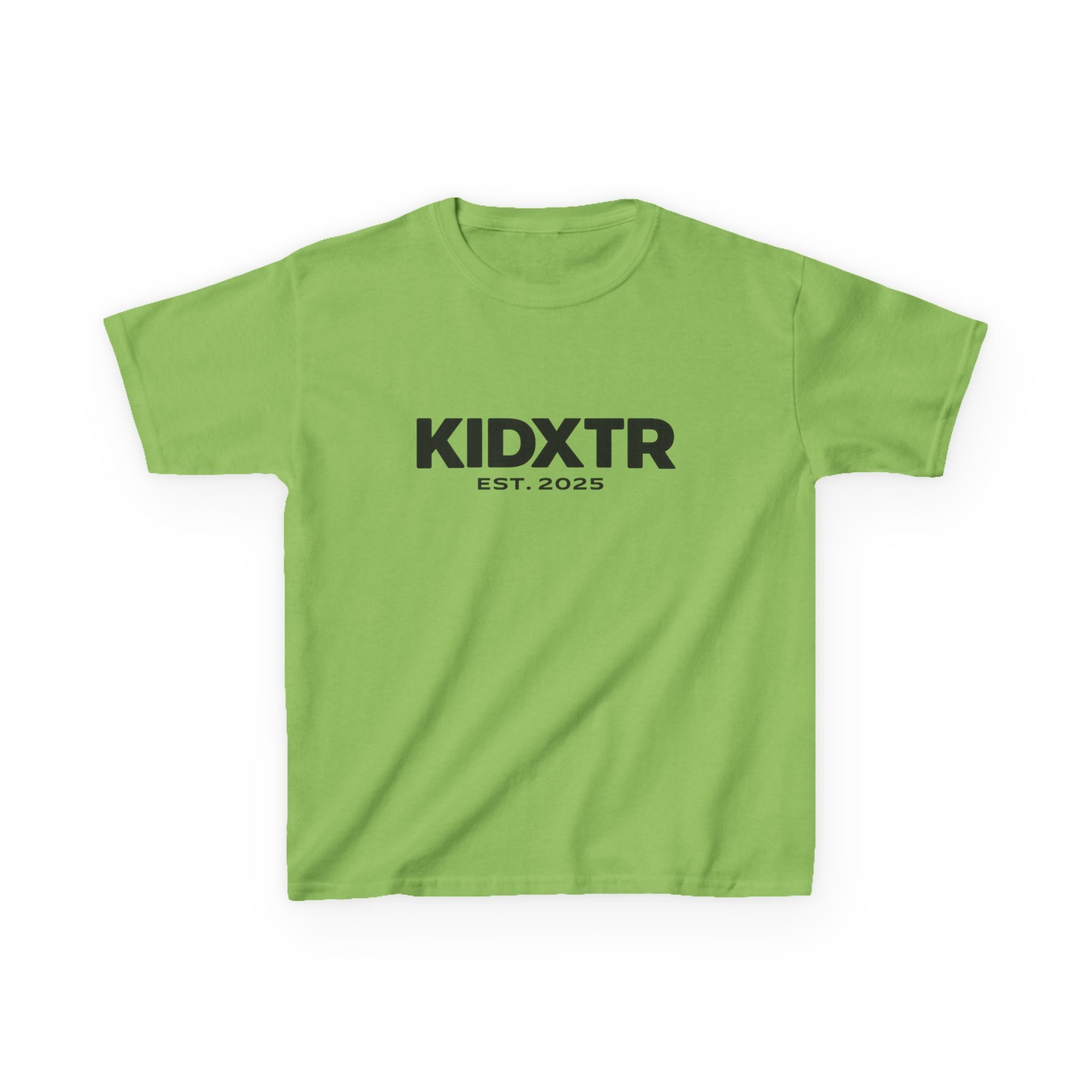Kids Logo T-Shirt — 'Est. 2025' KIDXTR Minimal Graphic Tee