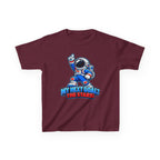 Kidxtr™ Kids Space T-Shirt — 'My Next Goal: The Stars' Astronaut Graphic Tee