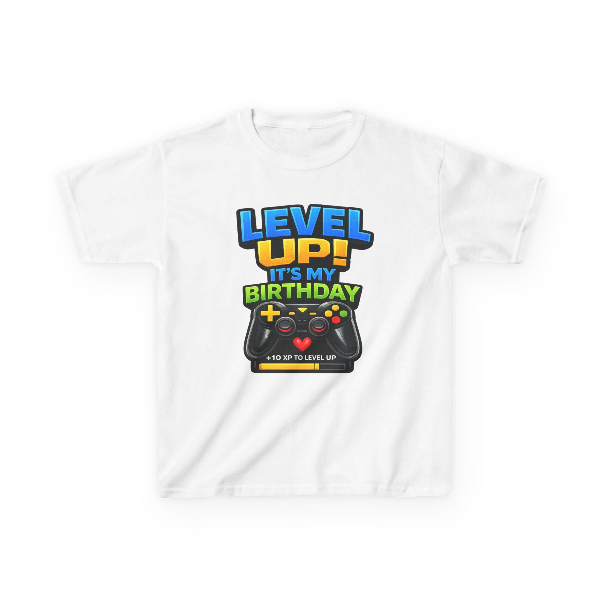 Kids "Level Up! It's My Birthday" Gaming Tee