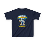 Robot Explorer Kids T‑Shirt — "Powered by Curiosity" Graphic Tee
