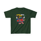 Kids Dance T-Shirt — 'Dance Mode On!' Cartoon Boombox Car Graphic Tee
