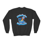 Kidxtr™ Kids Lil Coder Crewneck Sweatshirt — 'Code It Up' Youth Graphic Sweatshirt