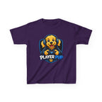 Player Pup Kids T‑Shirt — Cute Gaming Dog Tee for Children