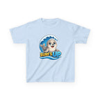 Kids Seal T-Shirt — 'Surf’s Up' Cute Surfing Seal Graphic Tee