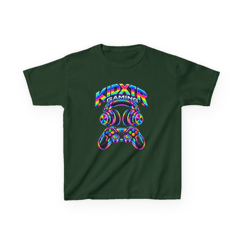 Kidxtr™ Kids Gaming T-Shirt — 'Kidxtr Gaming' Neon Controller Graphic Tee
