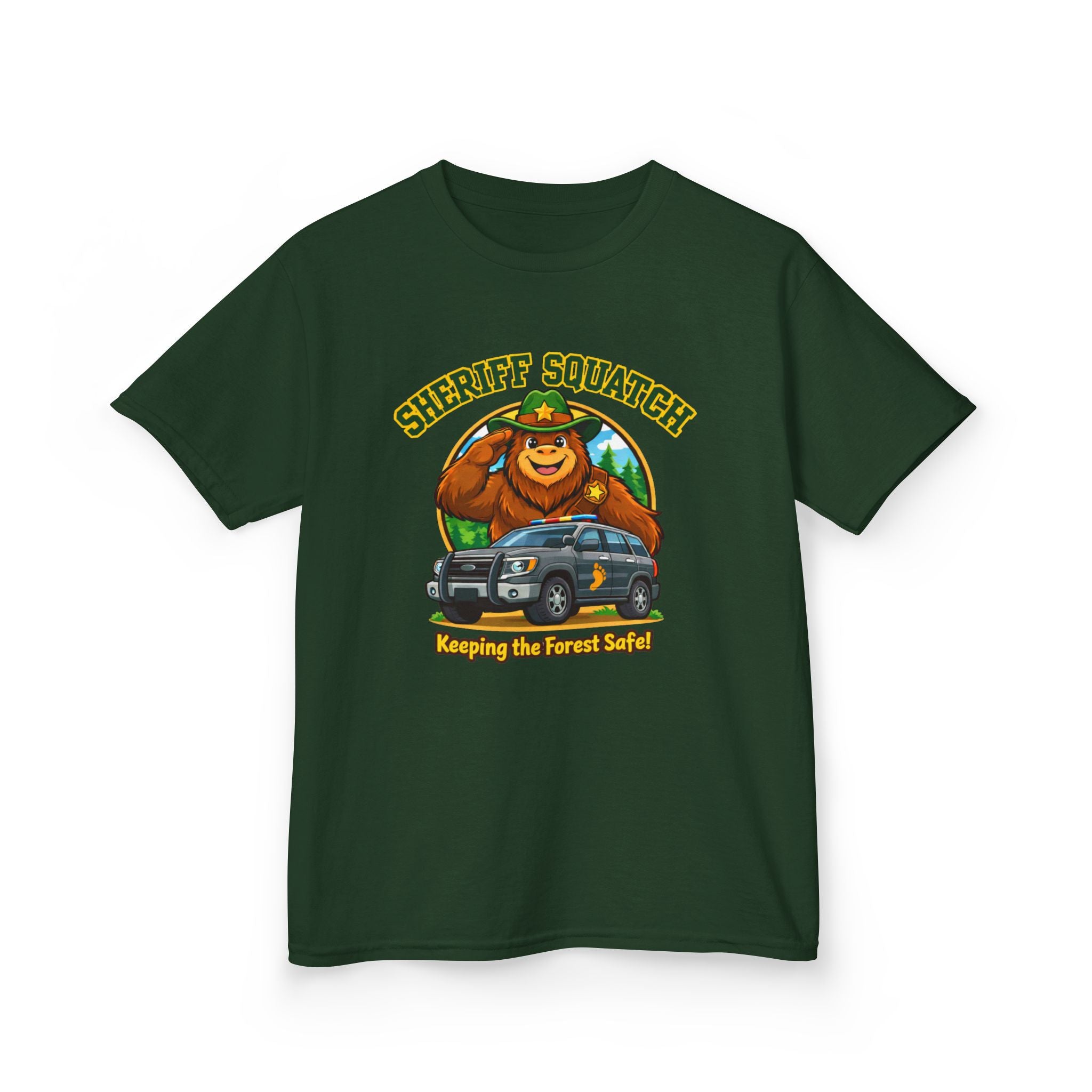 Kids Bigfoot T-Shirt – Sheriff Squatch Graphic Tee