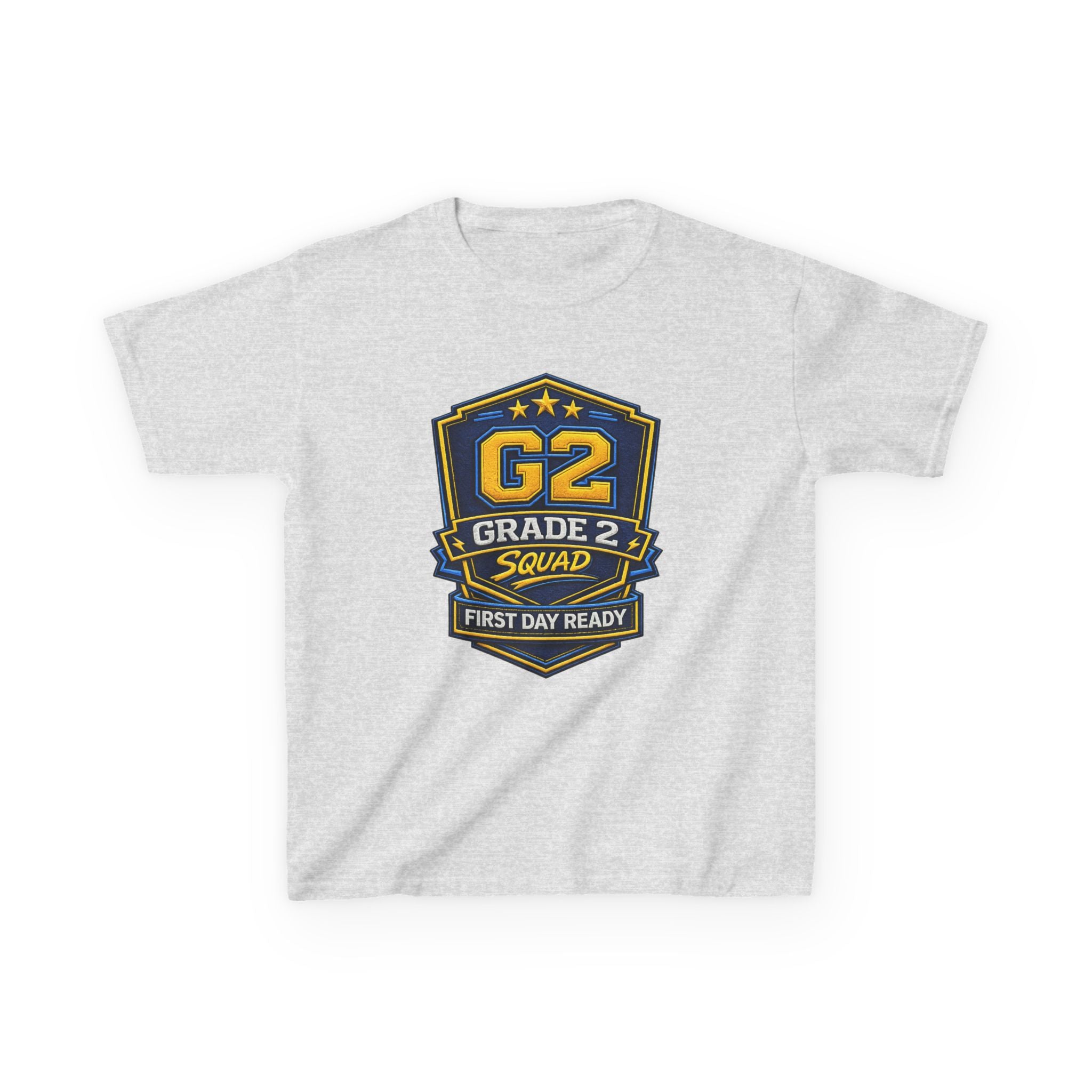 Grade 2 Squad Kids T‑Shirt — "G2 Grade 2 Squad: First Day Ready" Back‑to‑School Tee