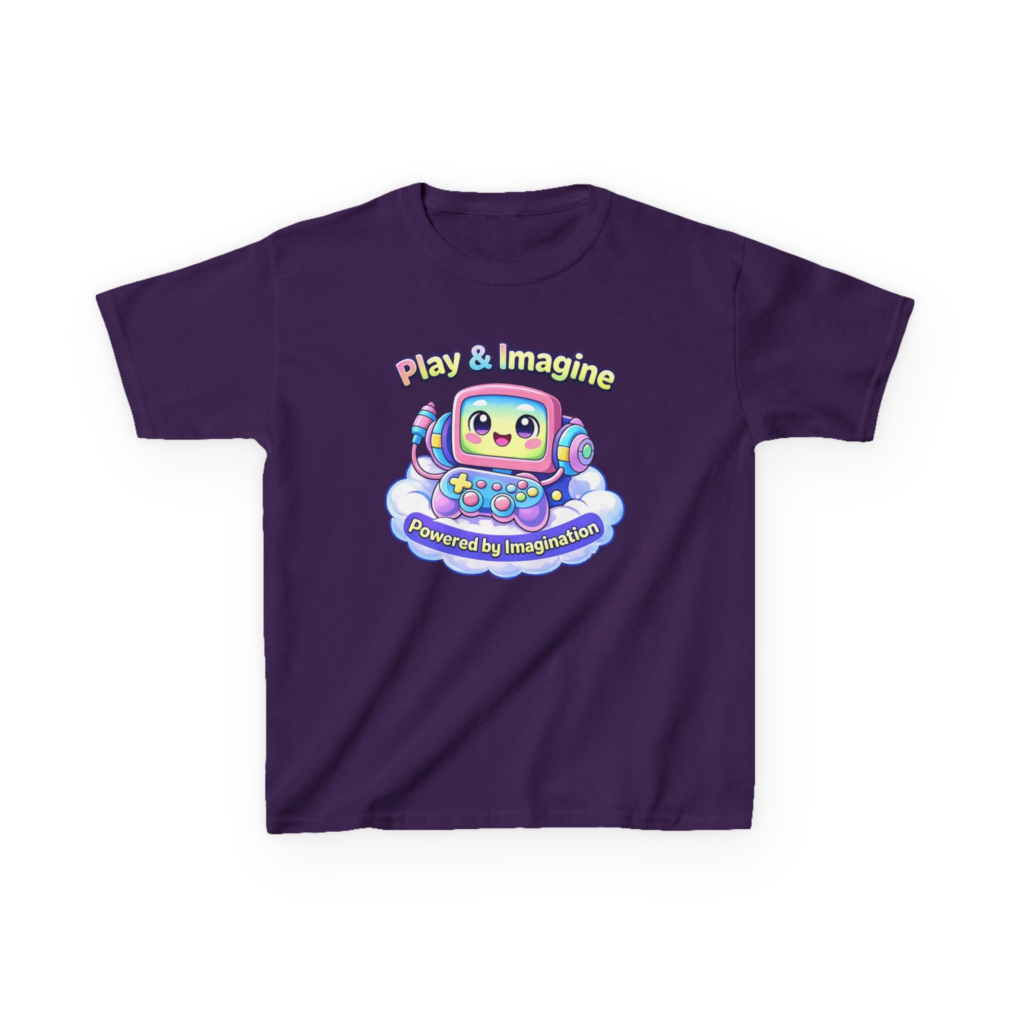 Kids Gamer T-Shirt – Colorful Controller Graphic Tee