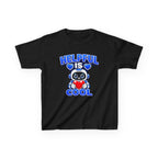 Kids Robot T-Shirt — 'Helpful Is Cool' Heart Graphic Tee