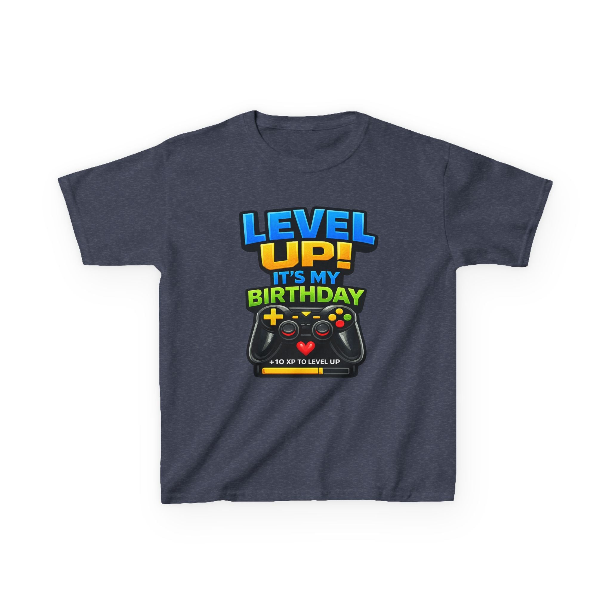 Kids "Level Up! It's My Birthday" Gaming Tee
