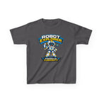 Robot Explorer Kids T‑Shirt — "Powered by Curiosity" Graphic Tee
