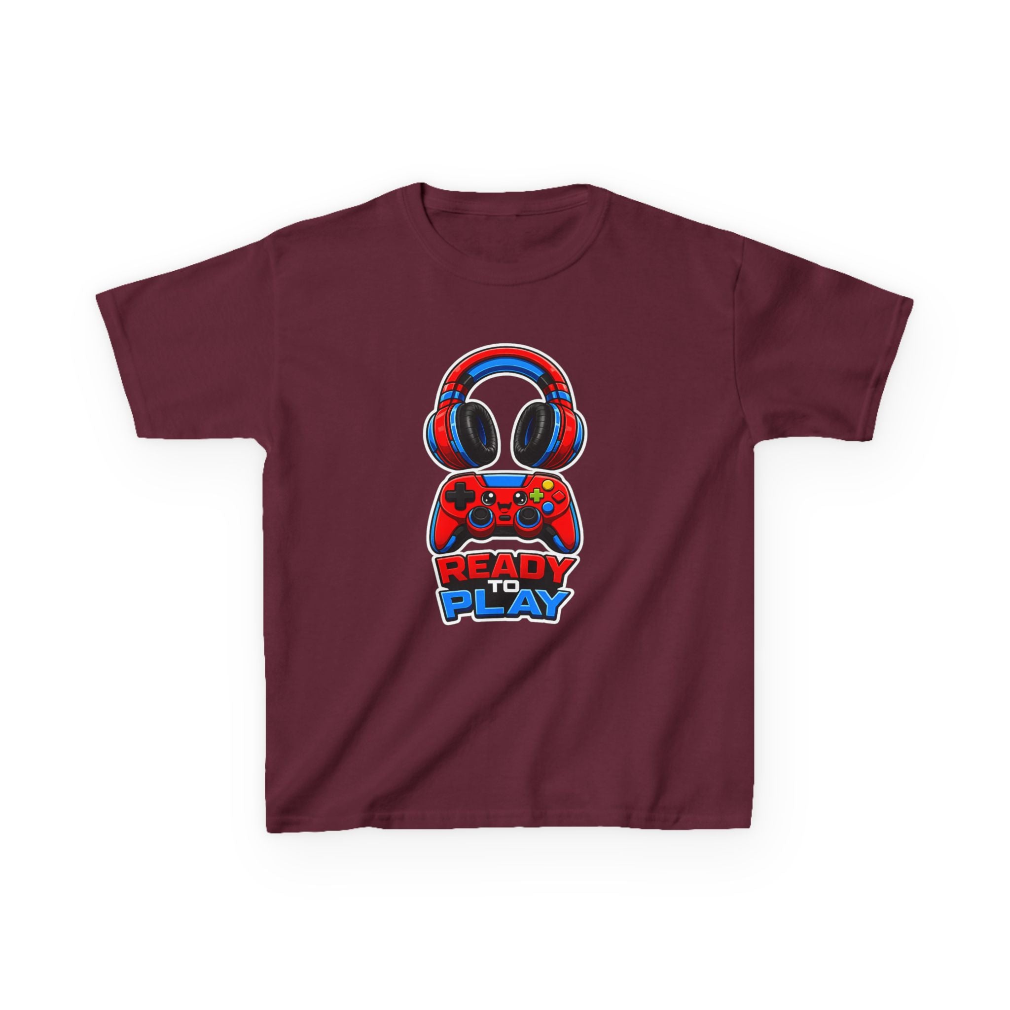 Kids Gaming T-Shirt — 'Ready to Play' Gamer Graphic Tee