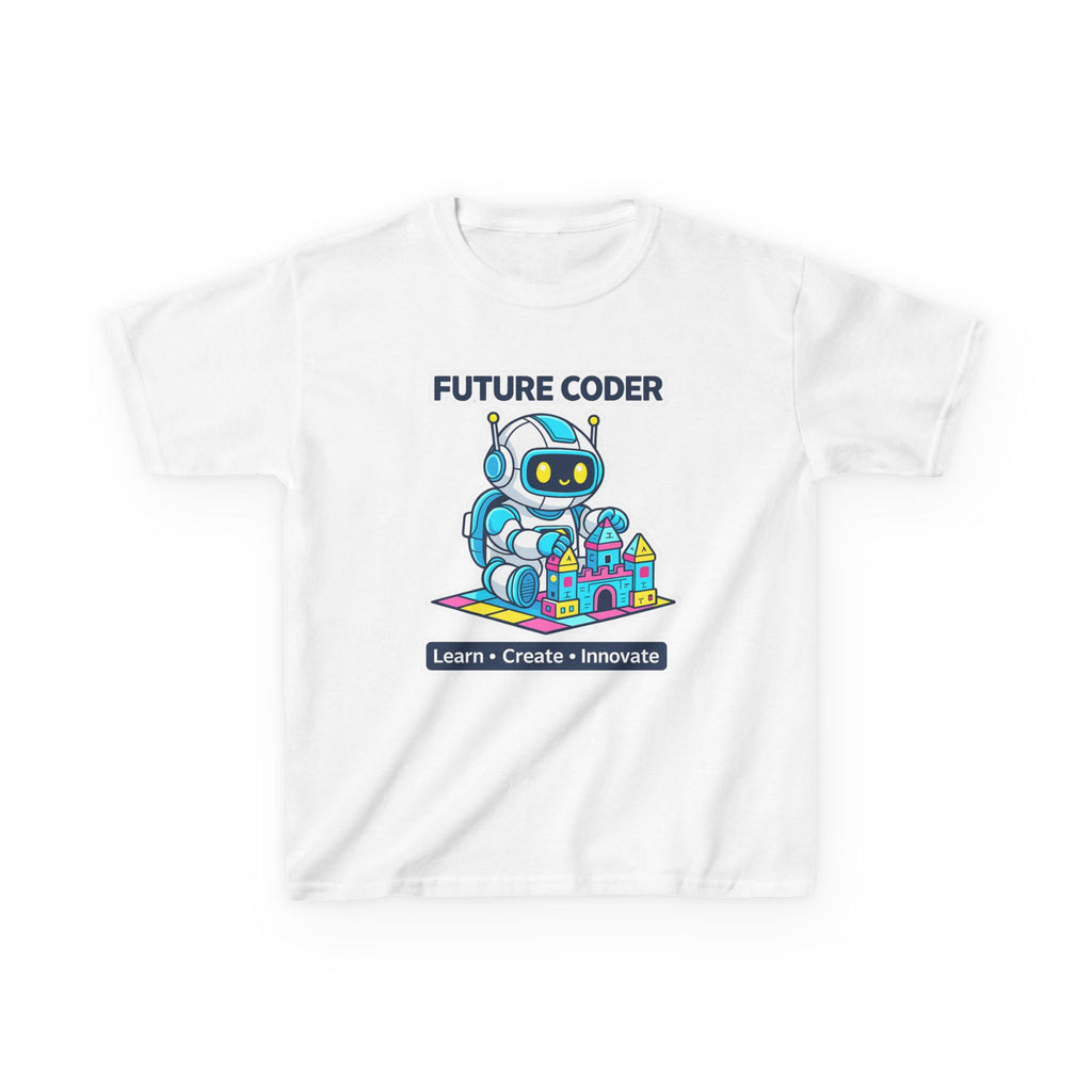 Kids Coding T-Shirt – Future Coder Robot Graphic Tee 2