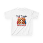 Kids Animal T-Shirt — 'Best Friends Same Class 2026' Cute Puppy School Friendship Graphic Tee