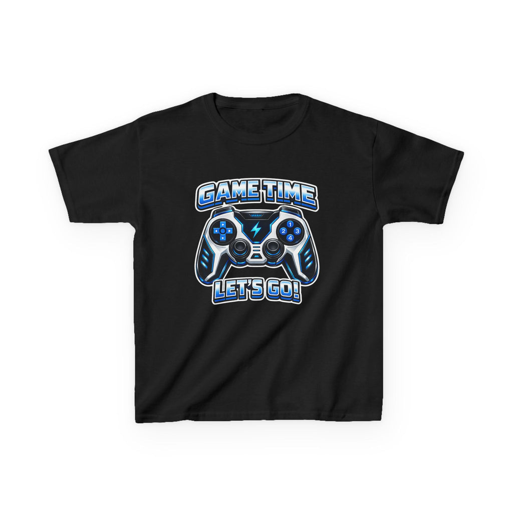 Kids Game Time T-Shirt — 'Let's Go!' Video Game Controller Graphic Tee