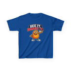 Kids Cookie T-Shirt — 'See It. Smash It.' Cartoon Cookie Character Graphic Tee