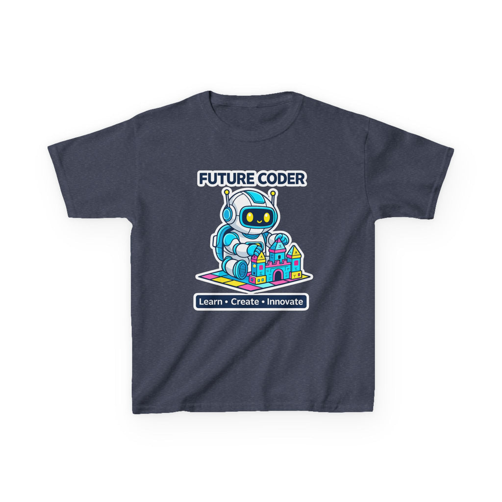 Kids Coding T-Shirt – Future Coder Robot Graphic Tee 2