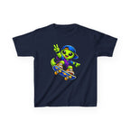 Kids Alien T-Shirt — 'Skate or Alien' Skateboard Graphic Tee