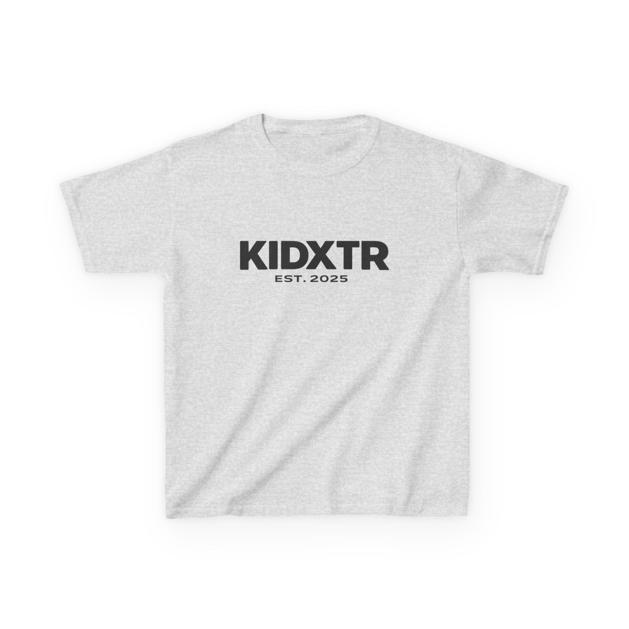 Kids Logo T-Shirt — 'Est. 2025' KIDXTR Minimal Graphic Tee