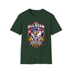 All-Star Gamer Dad T-Shirt — Patriotic Eagle Gaming Graphic Tee