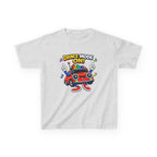Kids Dance T-Shirt — 'Dance Mode On!' Cartoon Boombox Car Graphic Tee