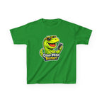 Kids Dinosaur T-Shirt — 'Dino-Mite Texter' Cartoon Dinosaur Graphic Tee
