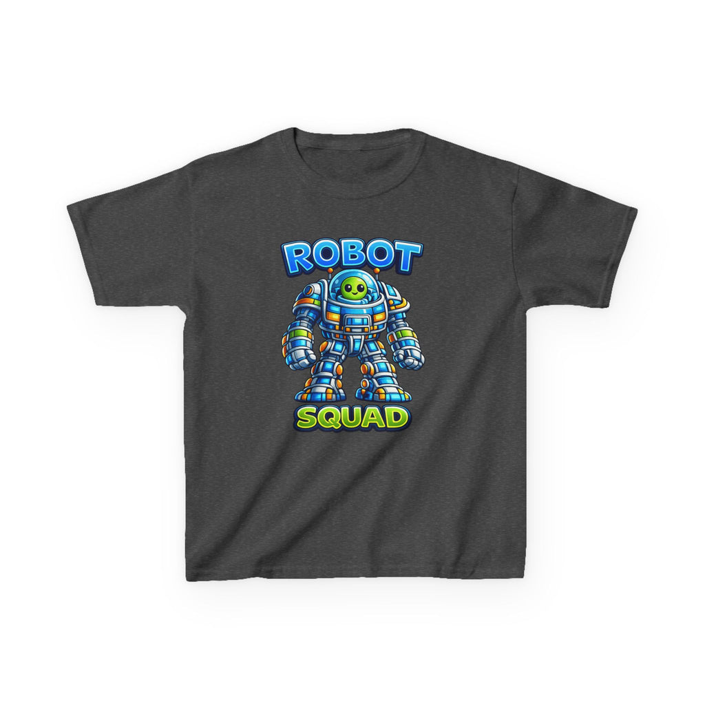 Robot Squad Kids T‑Shirt — Colorful Cute Mech Tee for Boys & Girls