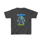 Robot Squad Kids T‑Shirt — Colorful Cute Mech Tee for Boys & Girls