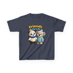 Kids Panda T-Shirt — 'Friends for Life' Cute Best Friends Graphic Tee