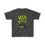 Kids Gaming T-Shirt — 'Let's Play! It's My Birthday' Video Game Controller Graphic Tee