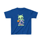 Kids Alien T-Shirt — 'Future All-Star' Alien Basketball Graphic Tee