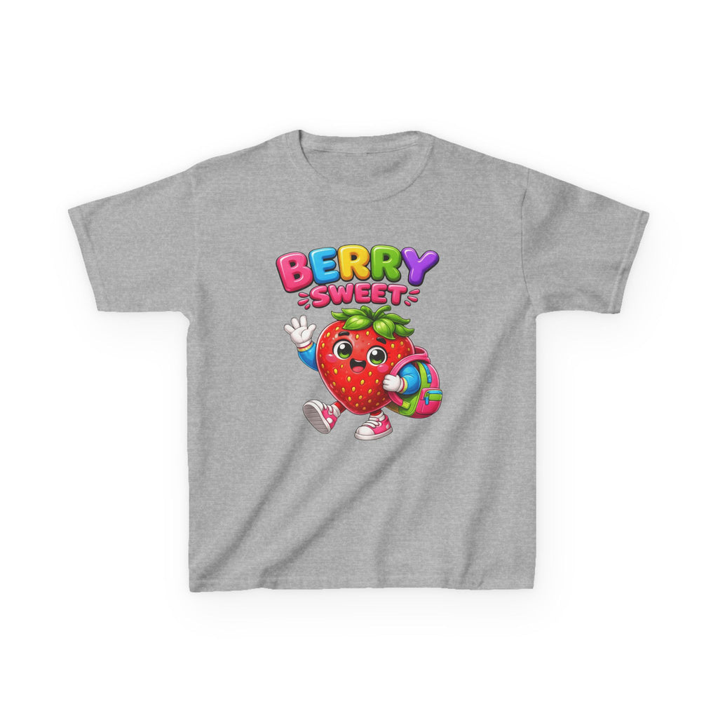 Kids Strawberry T-Shirt — 'Berry Sweet' Cute Strawberry Graphic Tee