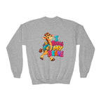 Kidxtr™ Kids Giraffe Sweatshirt — 'I Bring My Brave' Graphic Crewneck