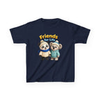 Kids Tee — "Friends for Life" Cute Panda Friends Graphic