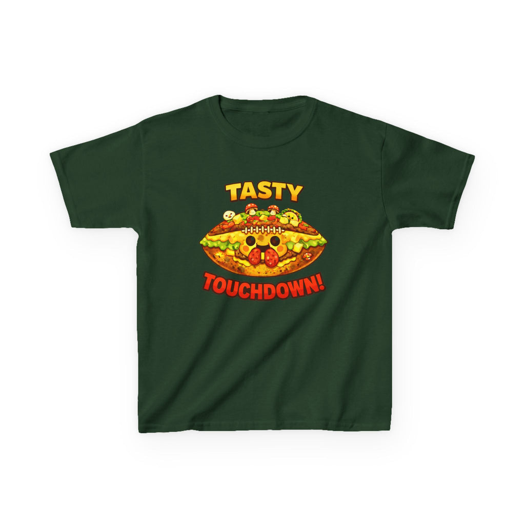 Kids Food T-Shirt – Football Pizza Graphic Tee