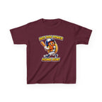Kids Baseball T-Shirt — 'Hot Dog Power' Home Run Graphic Tee