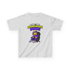 Kids Gamer T-Shirt — 'Game Time, Homework Done!' Gamer Cartoon Graphic Tee