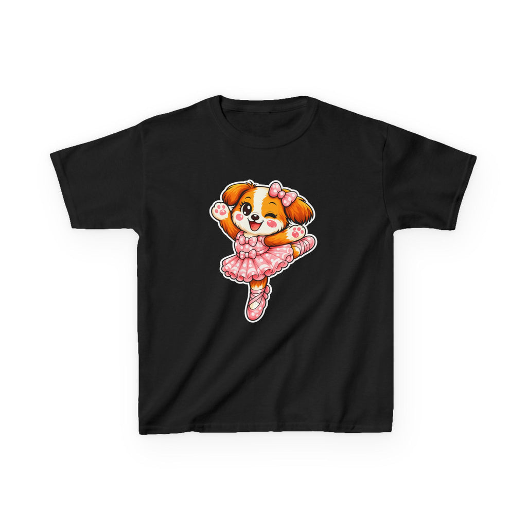 Kids Puppy T-Shirt – Good Vibes Ballerina Graphic Tee