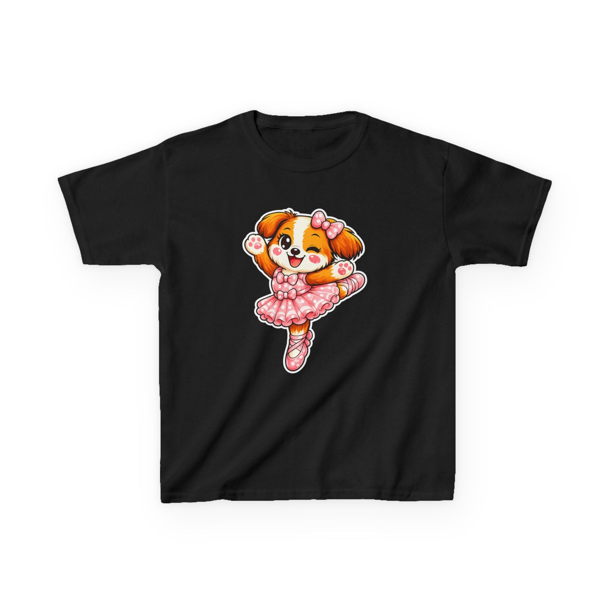 Kids Puppy T-Shirt – Good Vibes Ballerina Graphic Tee
