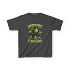 Kids Gamer T-Shirt — 'Level Up! Game On!' Arcade Graphic Tee