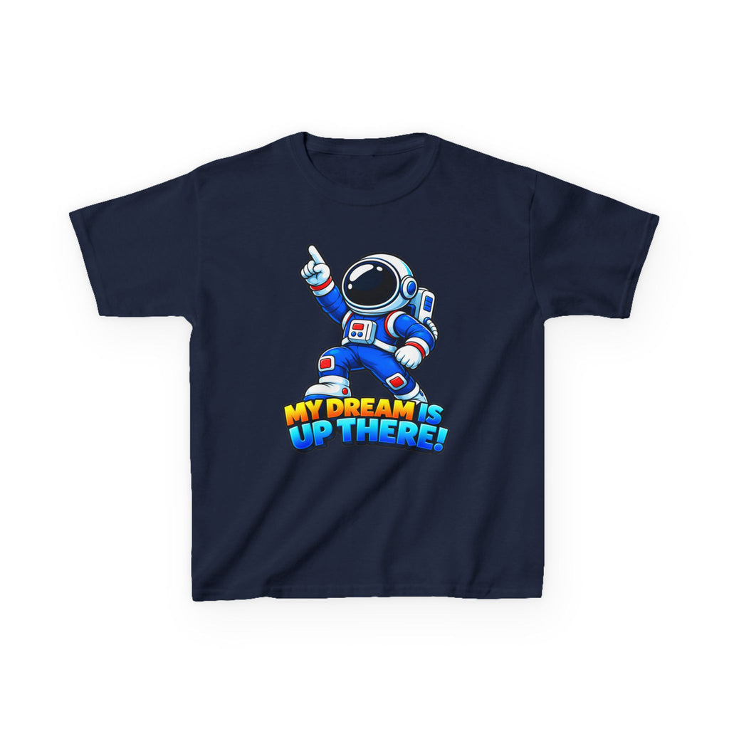 Kidxtr™ Kids Space T-Shirt — 'My Dream Is Up There' Astronaut Graphic Tee