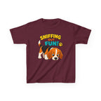 Kids Puppy Dog T-Shirt — 'Sniffing Out Fun!' Cute Puppy Graphic Tee