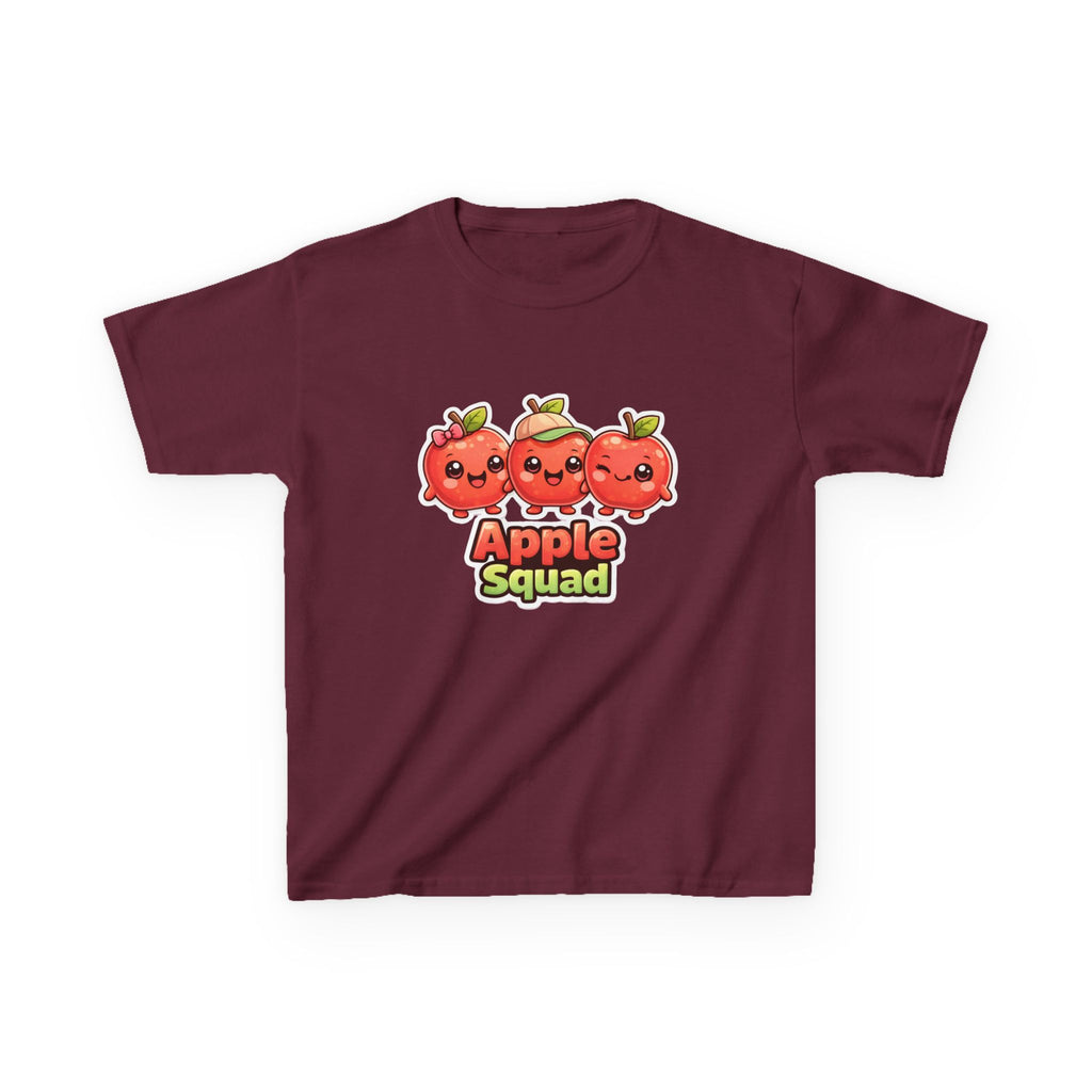 Kids Apple T-Shirt — 'Apple Squad' Cute Fruit Graphic Tee
