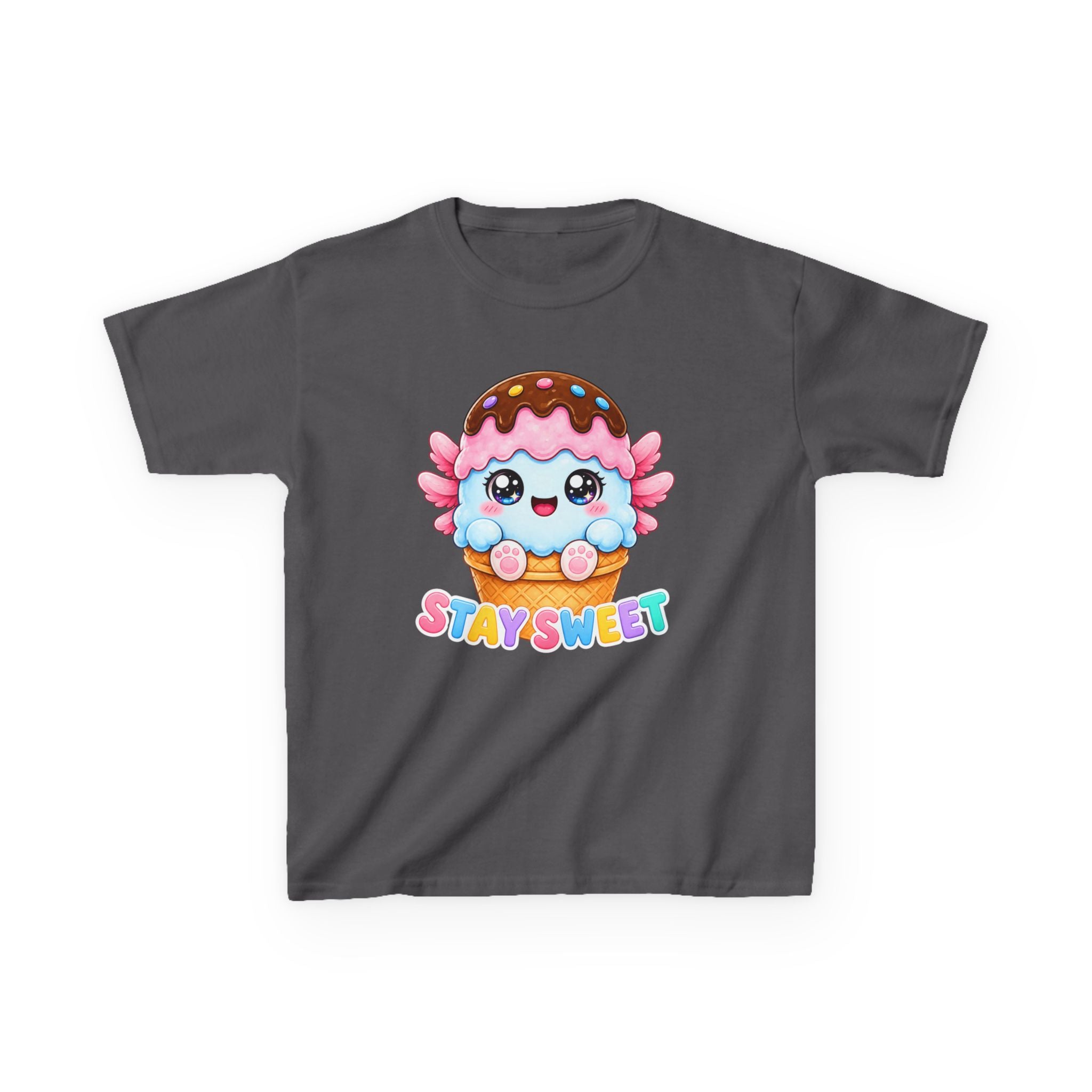 Kids Tee — Kawaii Ice Cream 'Stay Sweet' Graphic