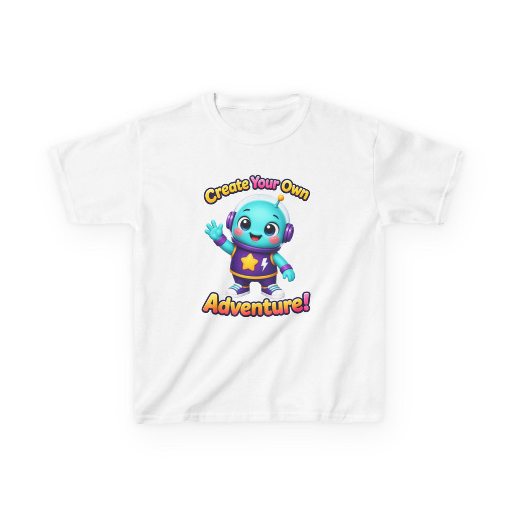 Kids Adventure T-Shirt — 'Create Your Own Adventure' Cute Alien Graphic Tee