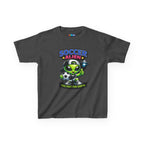 Kidxtr™ Kids Soccer T-Shirt — 'Too Fast for Earth' Soccer Alien Graphic Tee