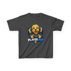 Player Pup Kids T‑Shirt — Cute Gaming Dog Tee for Children