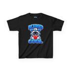 Kidxtr™ Kids Kindness T-Shirt — 'Kind Is Cool' Robot Heart Graphic Tee