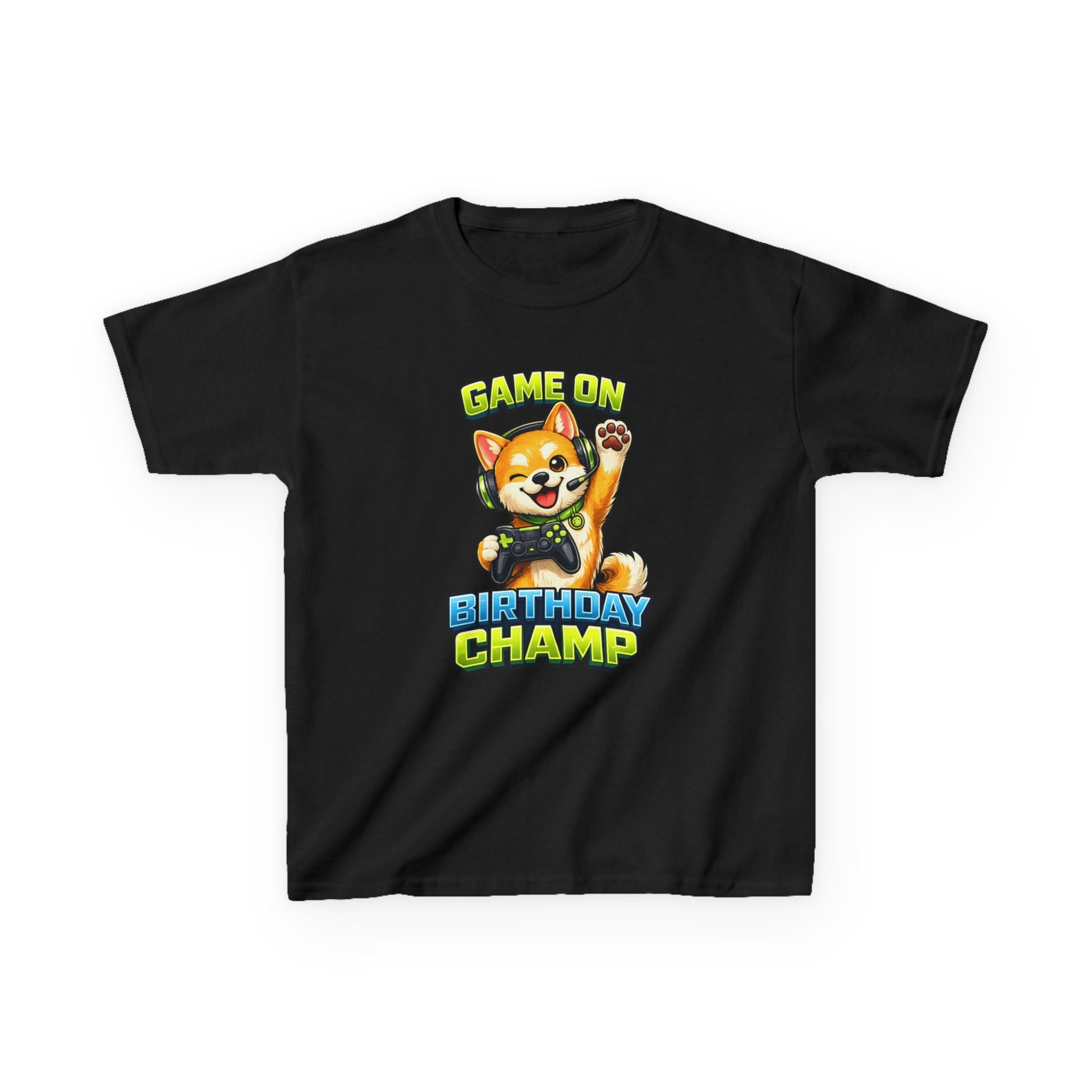 Kids Birthday Gamer T-Shirt – Game On Graphic Tee